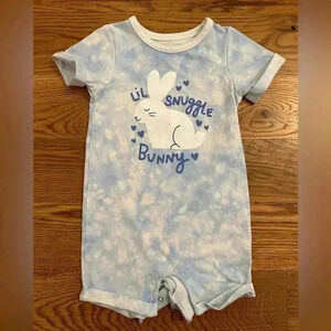 Cat & Jack lil snuggle bunny romper 12 months perfect for Easter